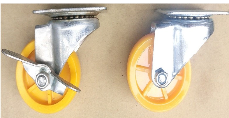 Bánh Xe Vàng 7p Có Khóa